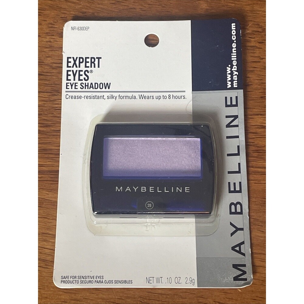 MAYBELLINE Expert Eyes Eye Shadow Lux Lilac Pearl #29 .10 oz 2.9 g SEALED
